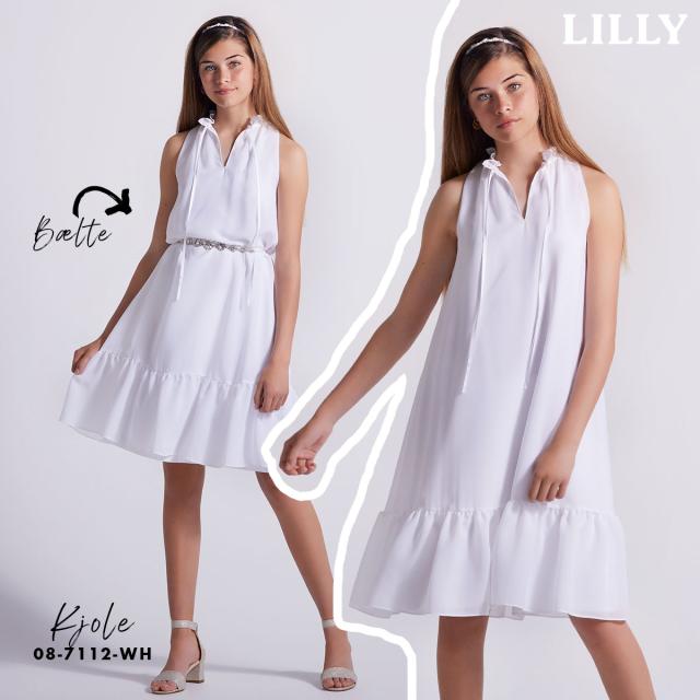 Underskørt med tylsflæser