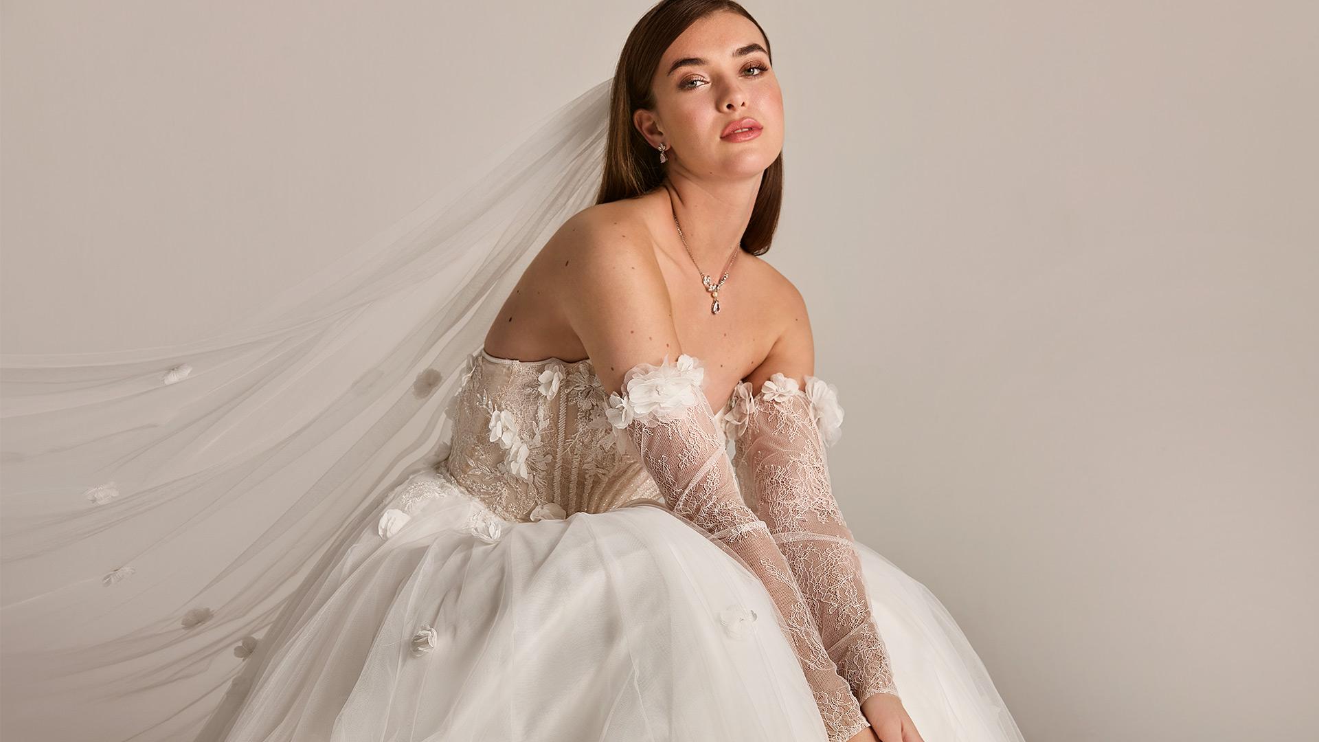 Detachable Sleeves is the new trend in bridal | LILLY Bridalgown