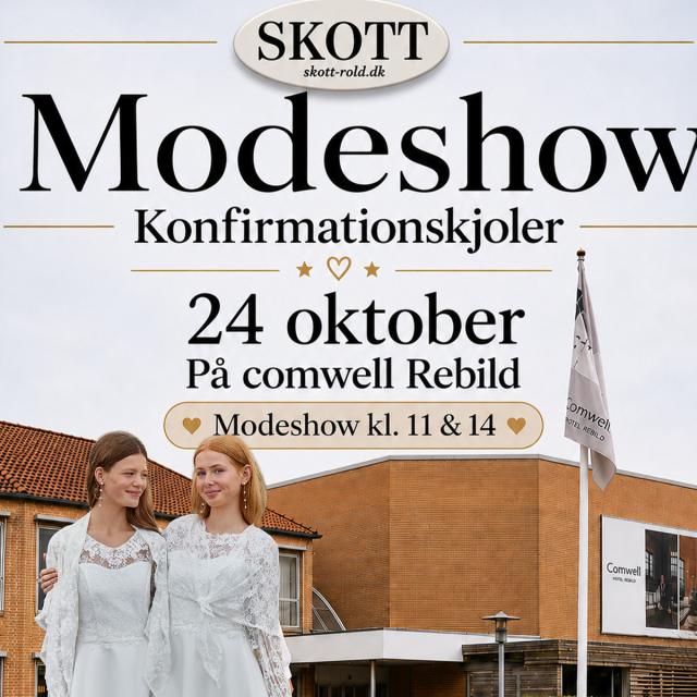 Modeshow med LILLY konfirmationskjoler hos Skott i Rold