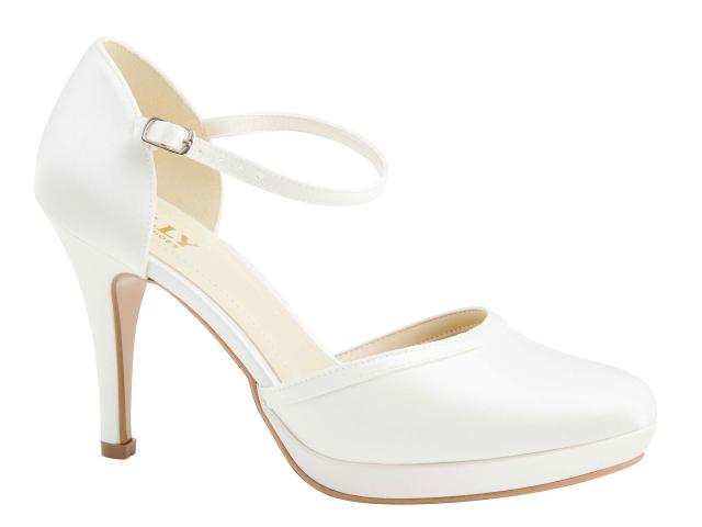 Brudesko med høj hæl